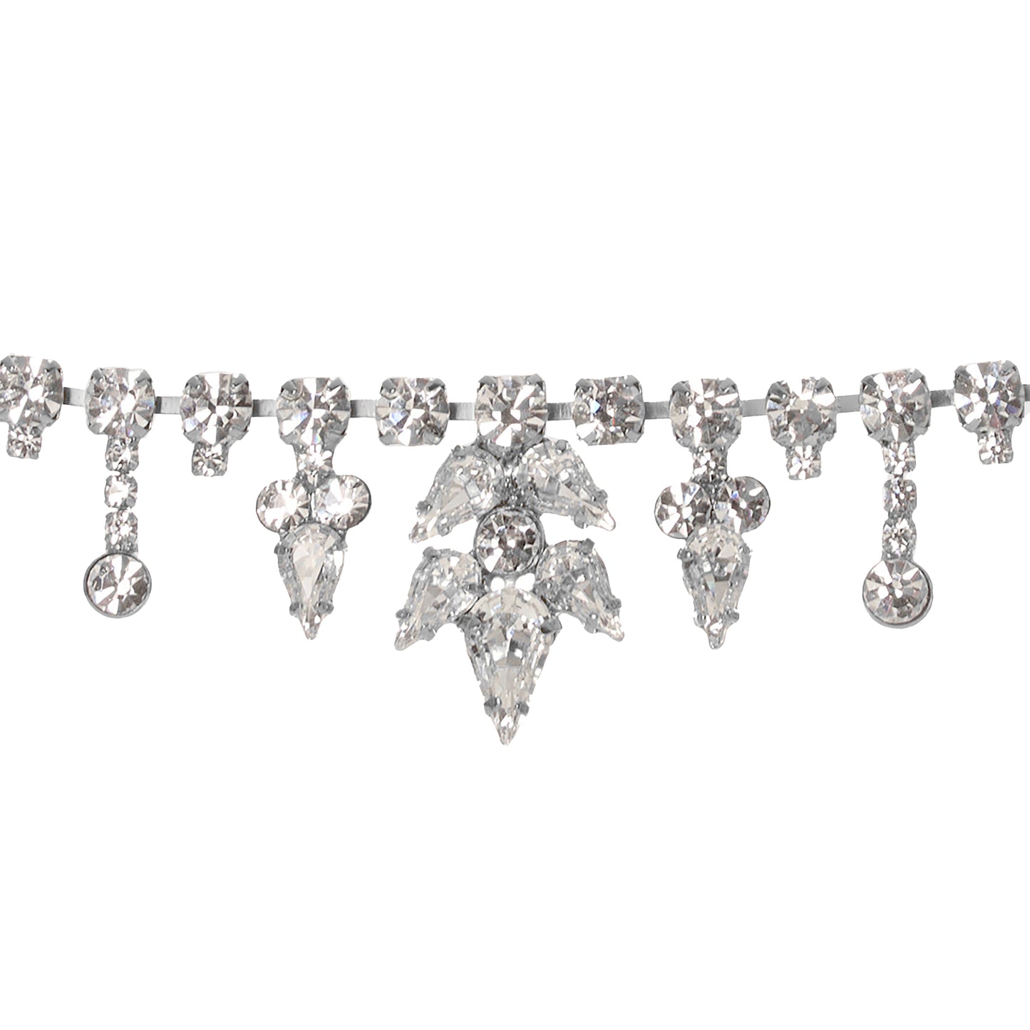 Alexandra Crystal Velvet Choker