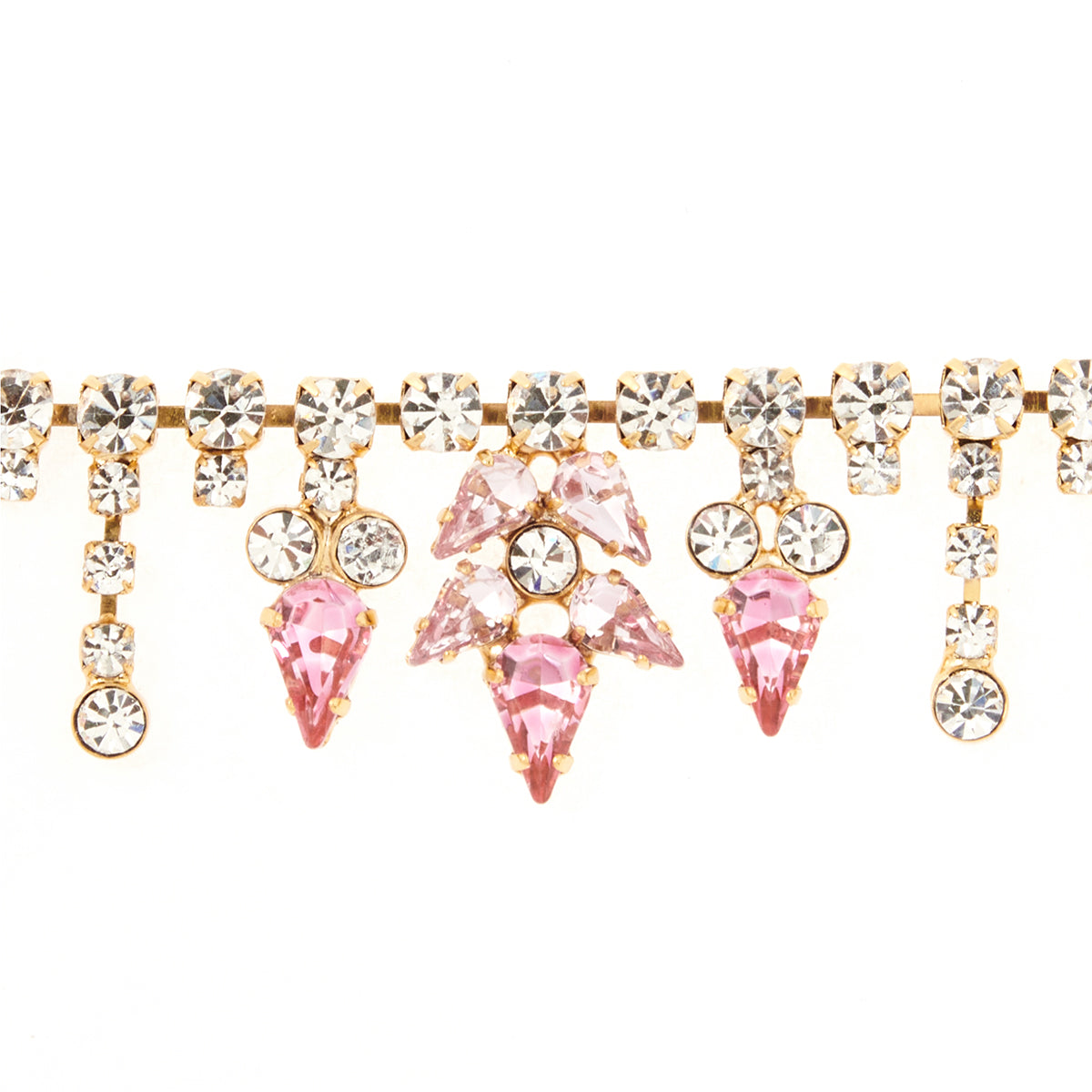 Alexandra Crystal Velvet Choker