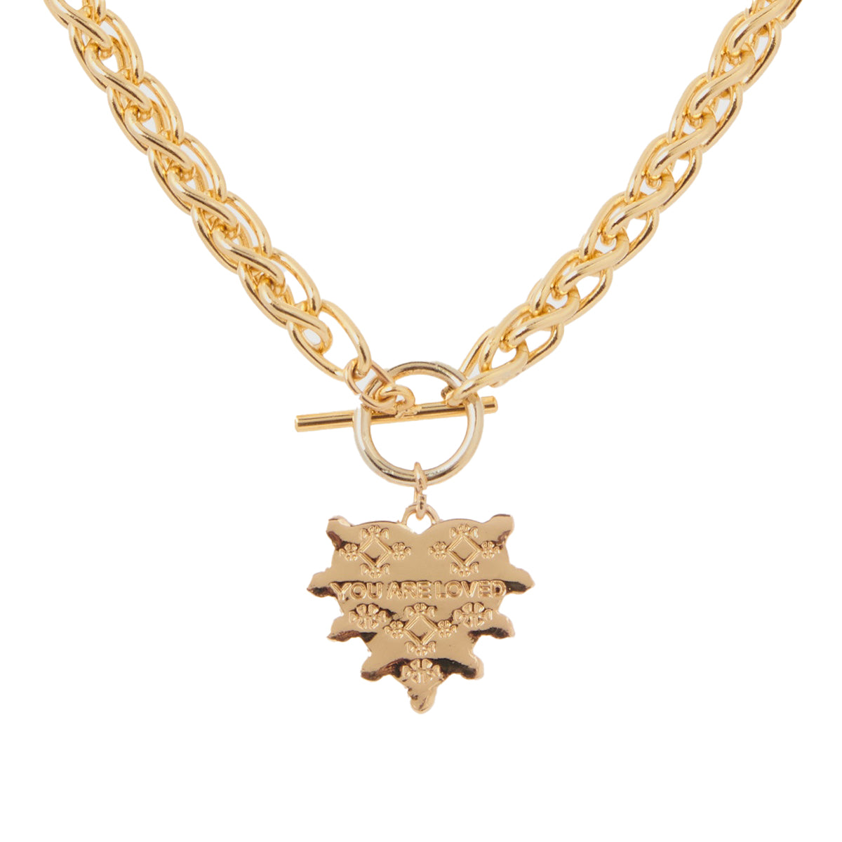 Andrea Heart Charm Necklace