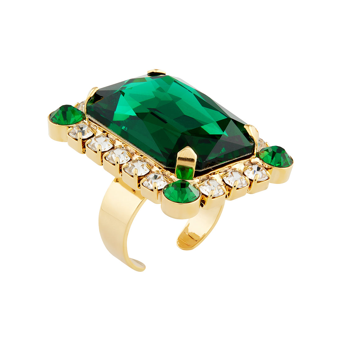Lina Crystal Cocktail Ring