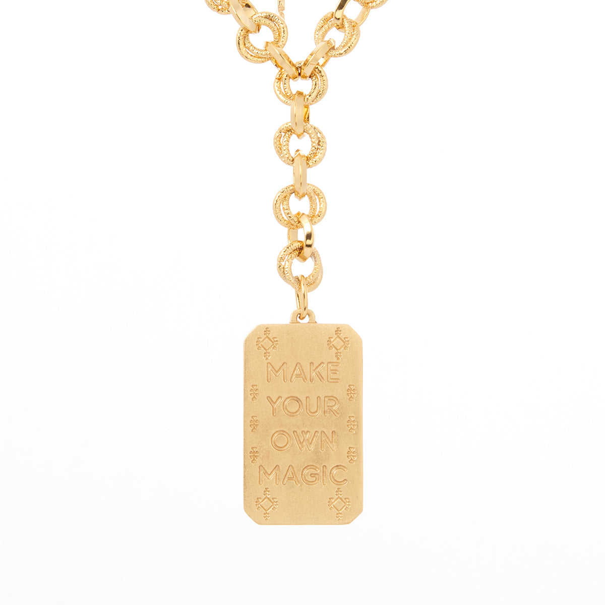 Alice Snake Charm Gold Chain