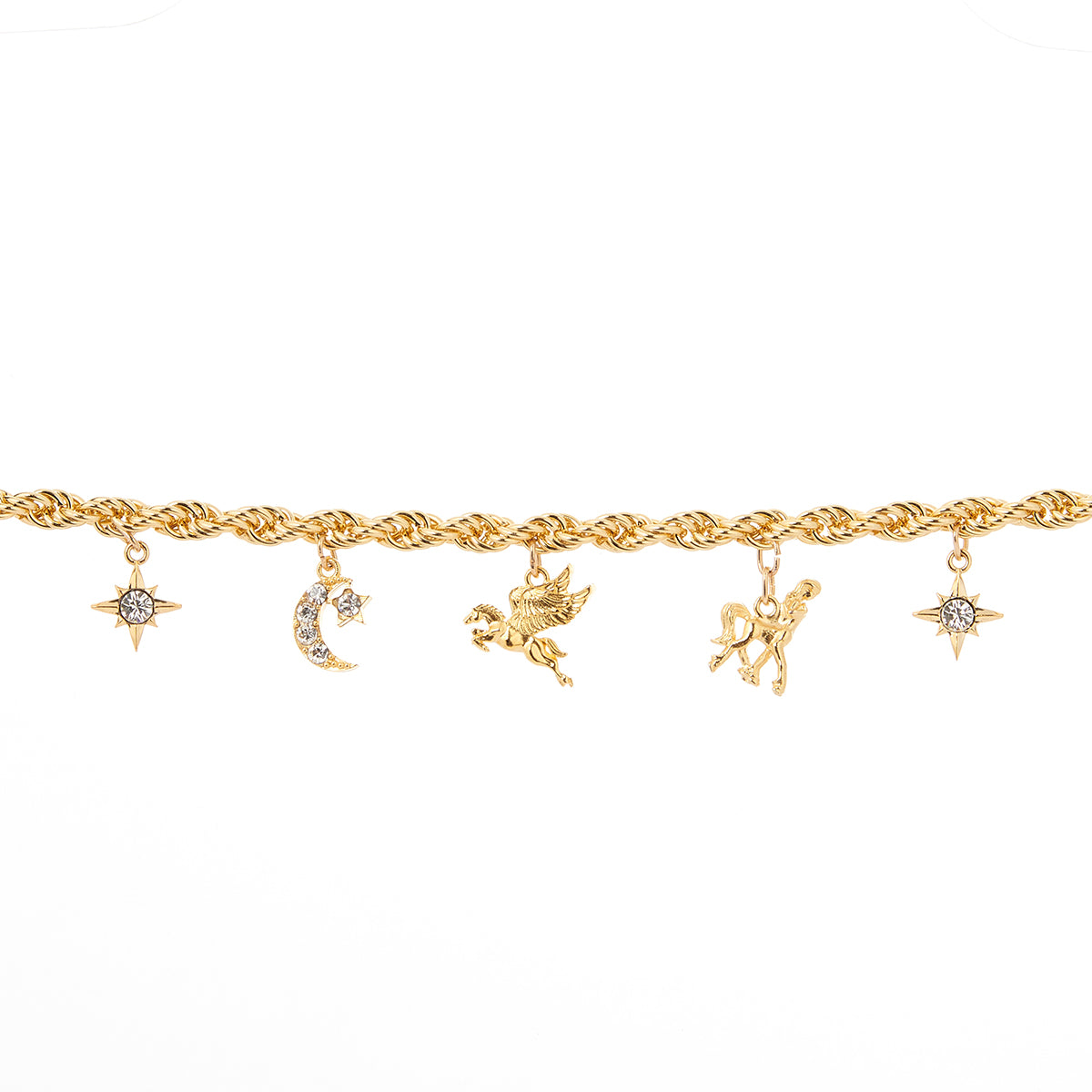 Juno Gold Charm Necklace