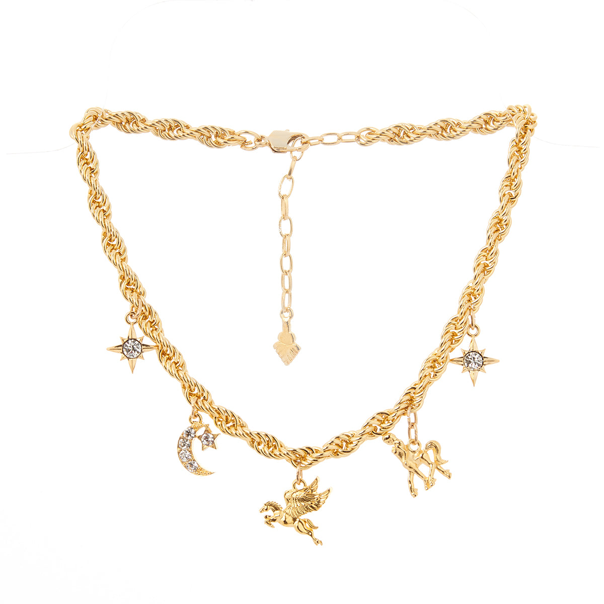 Juno Gold Charm Necklace