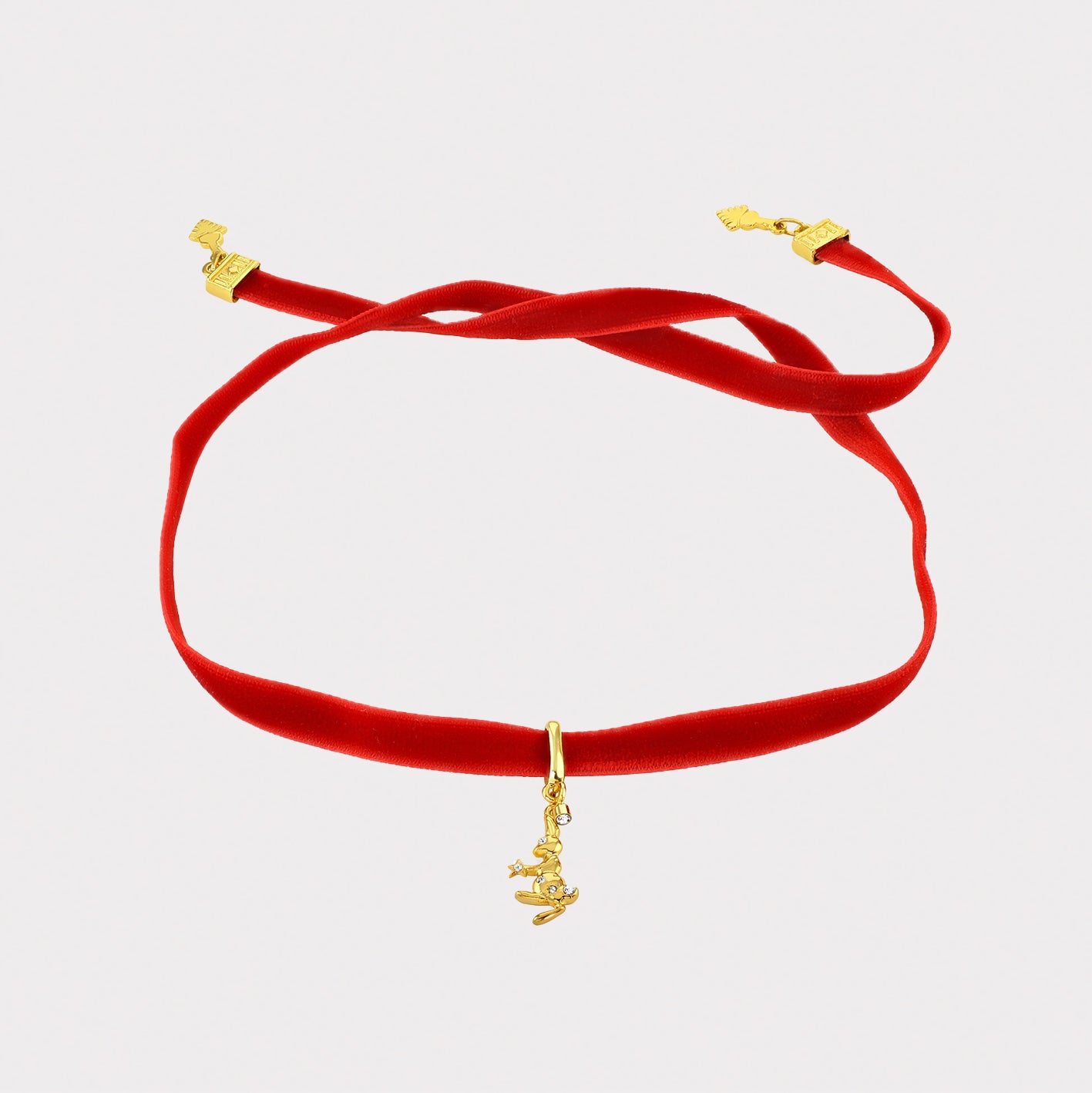 Lunar Year of the Rabbit 18k gold Charm Necklace