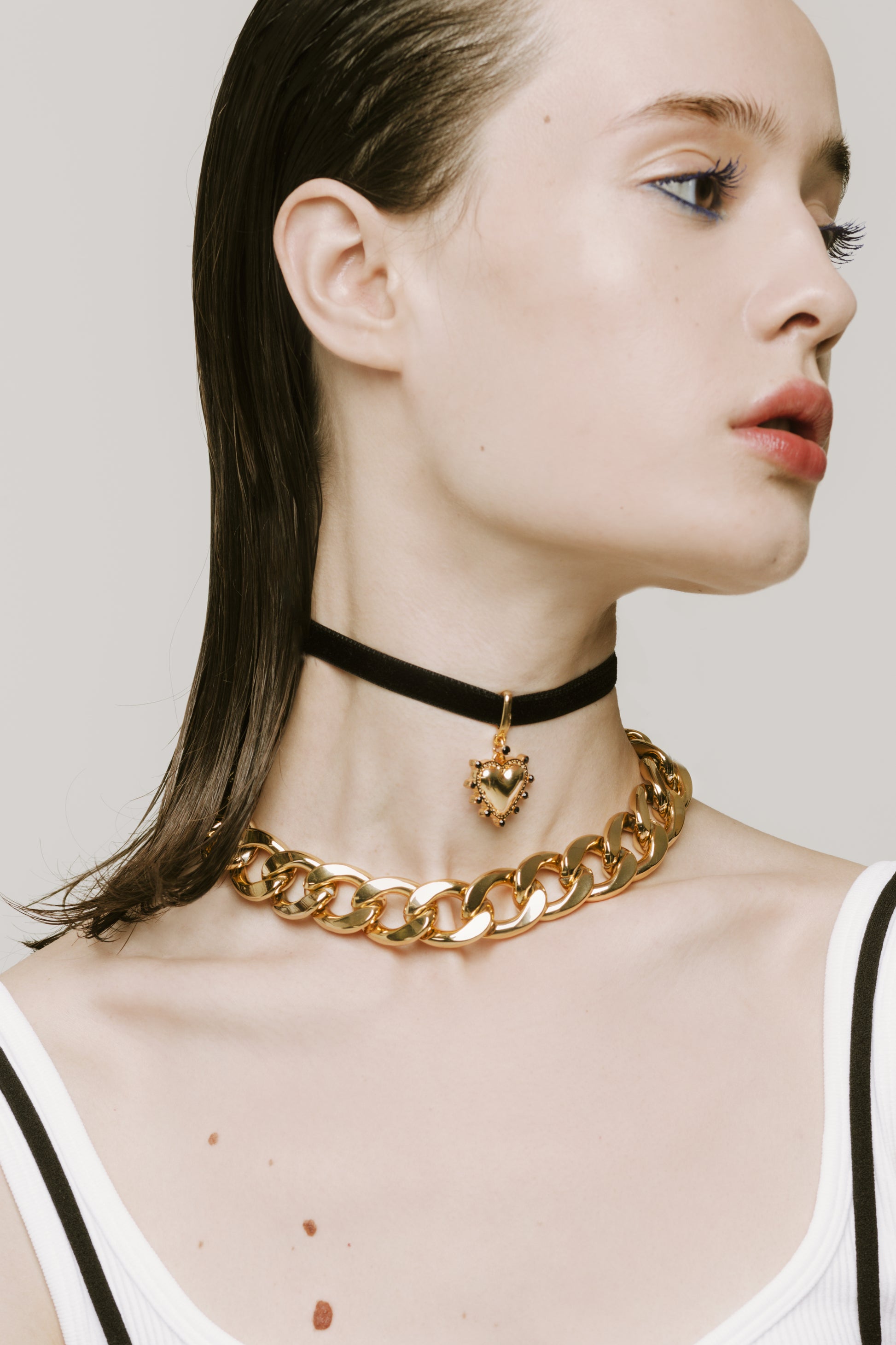 Velvet Dior Charm Collar